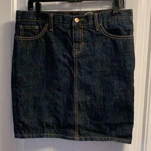 Gap jean skirt